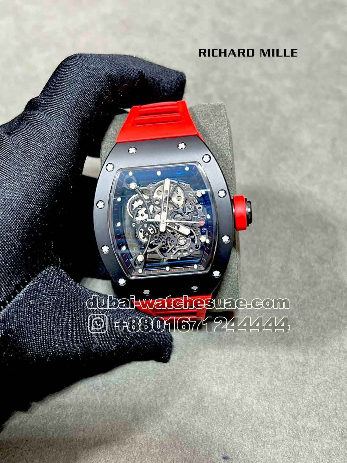 Richard Mille 055 Bubba Watson Red Replica Watches in Bahrain