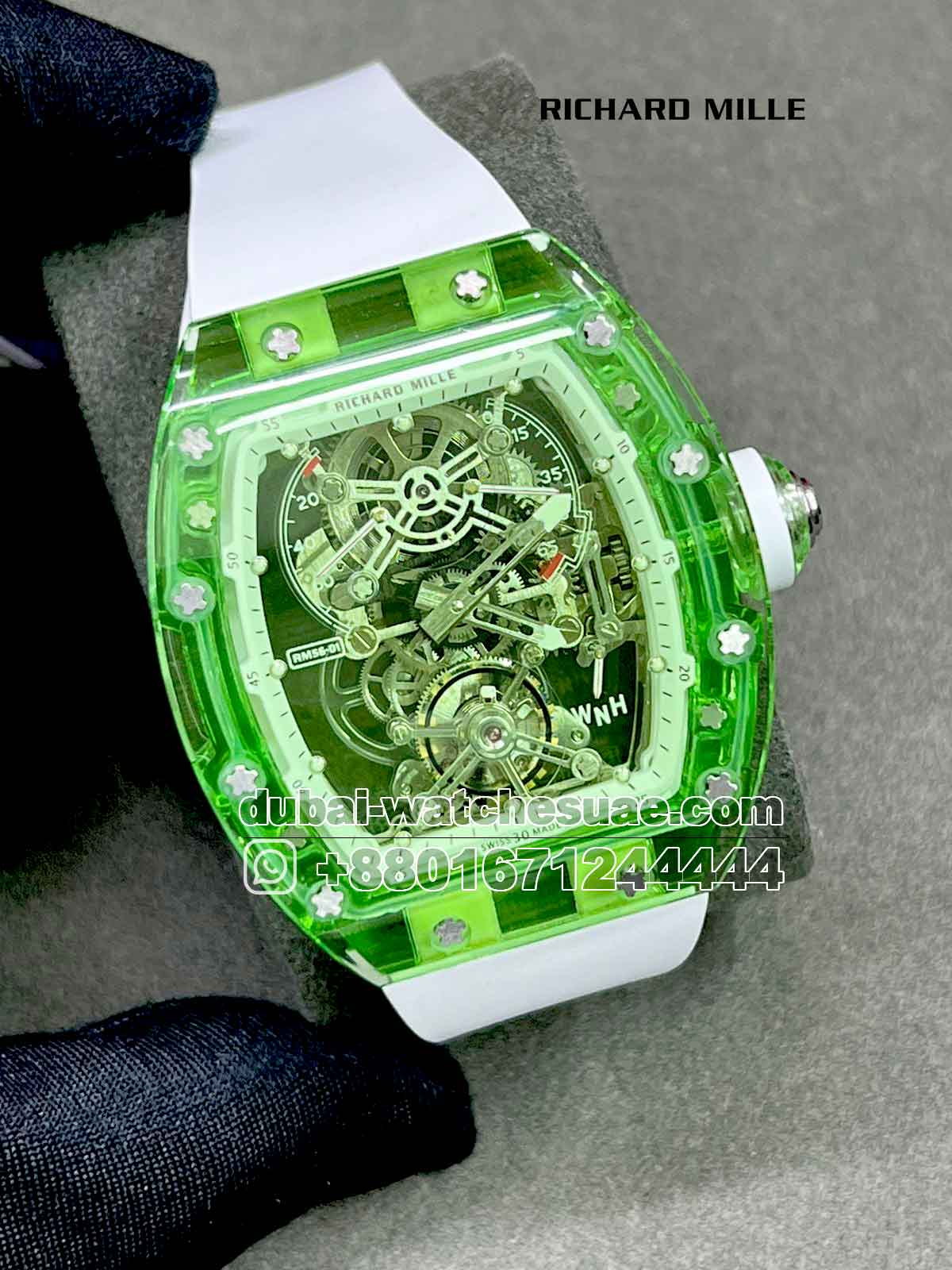 The Richard Mille RM 56 02 Tourbillon Green Sapphire Archives