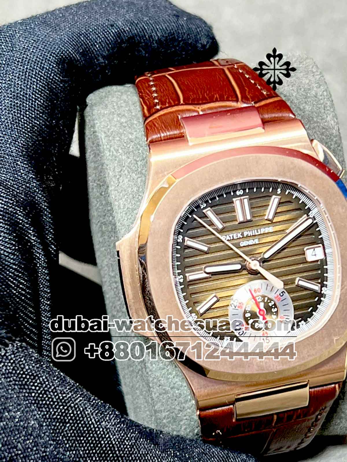 Patek Philippe 5980R 001 Flyback Chronograph Date With Leather